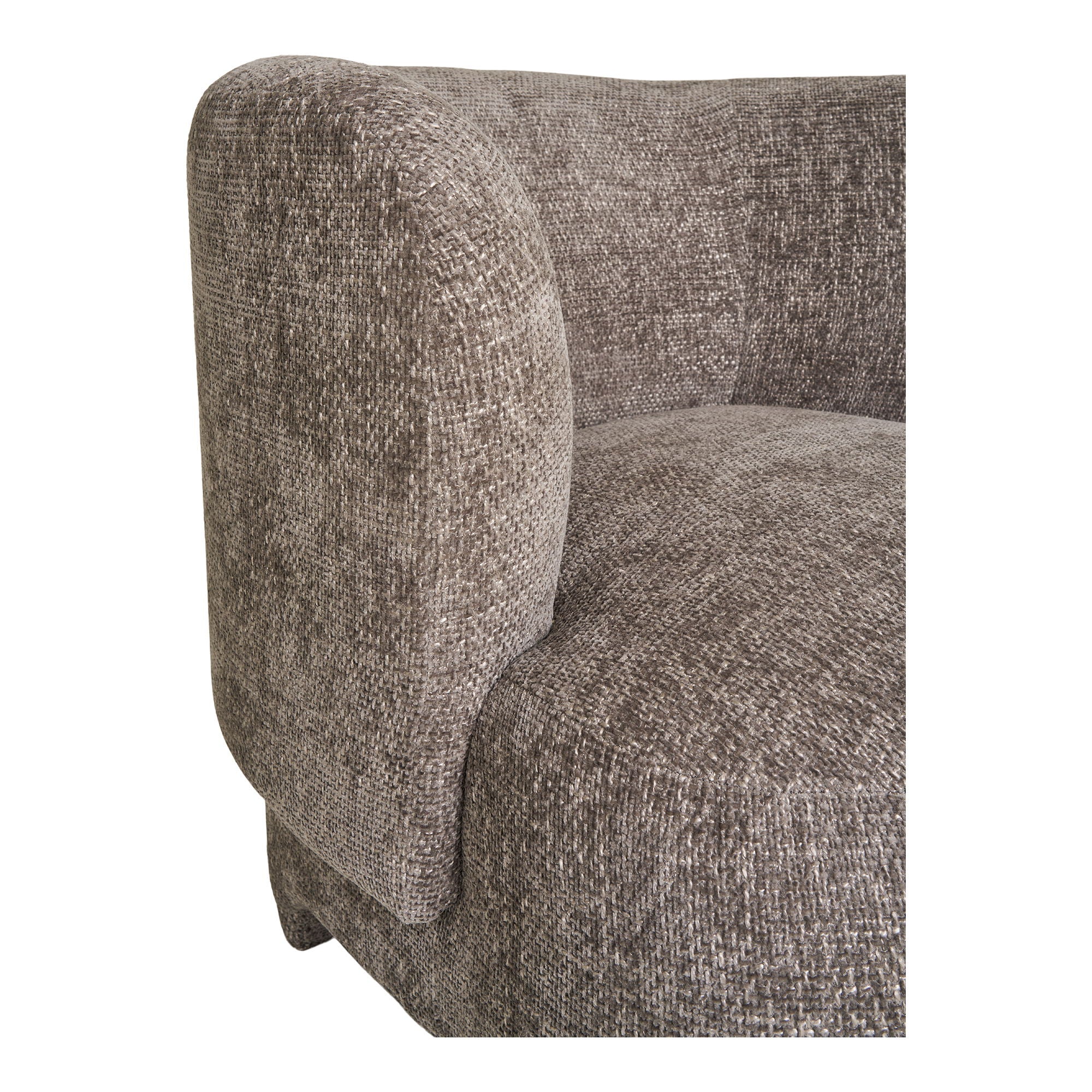 House Nordic Nazare Fauteuil - beige stof met zwarte poten